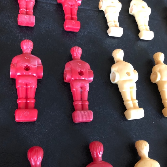 Foosball Soccer Table Games Players 4.25" (0.5" Side Holes) Replacement 26-piece - Picture 10 of 16